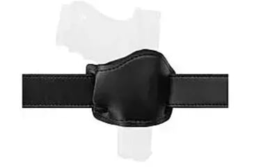 Image of Gould &amp; Goodrich LPBS OWB Belt Holster w/ Removable Body Shield, Beretta 3032 Tomcat/1911, Right Hand, Chestnut Brown, 895-1