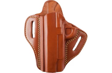 Image of Gould &amp; Goodrich Open Top Two Slot Concealment OWB Belt Holster, 1911-Style/Para Ordnance P14 .40, Left Hand, Chestnut Brown, 800-194LH