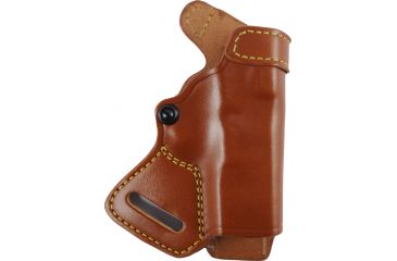 Image of Gould &amp; Goodrich Small of Back Concealment OWB Belt Holster, Glock 20/21, S&amp;W M&amp;P .45, Right Hand, Chestnut Brown, 806-G20