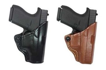 Image of Gould &amp; Goodrich Tension Belt Slide Holster, Black, Chestnut Brown