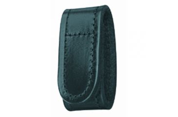 Image of Gould &amp; Goodrich Leather Belt Keeper, Single, Black, B142