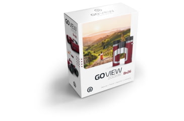 Image of GoView ZOOMR 8x26mm Roof Prism Binoculars, Ruby Red, 4260527415916