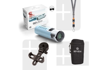 Image of GoView ZOOMR HD 8x25mm Monoculars, Miami Blue, 4260527416050