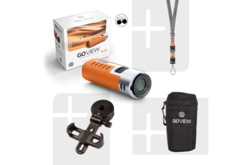 Image of GoView ZOOMR HD 8x25mm Monoculars, Sunset Orange, 4260527416029