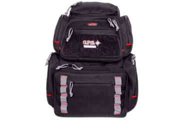 Image of GPS Pistolero Backpack w/ Cradle For 5 Handguns, Black, GPS-1712BPB