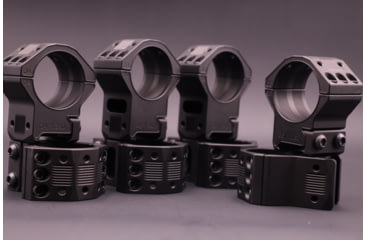 Image of Gray Ops CNC Tactical 35mm Riflescope Ring, 1.250in, Black, GO-35S-TSR