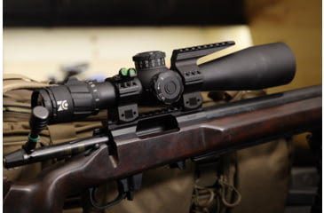 Image of Gray Ops CNC Tactical 35mm Riflescope Ring, 1.250in, Black, GO-35S-TSR