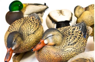 Image of Greenhead Gear Pro-Grade Duck Decoy,Mallards/Harvester Pack w/flocked drake heads,Dozen 73120