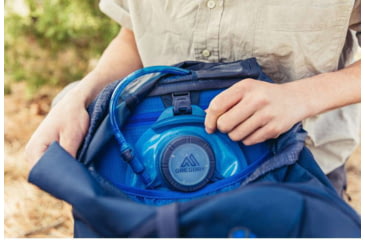 Image of Gregory 55 Liters Zulu FreeFloat Daypack, Halo Blue, Medium/Large, 145293-0527