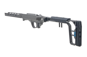Image of Grey Birch MFG La Chassis 457 Complete Chassis System, CZ 457, Right Handed, 10 in, Picatinny/M-LOK, Clear Hard Anodize, LaChassis-457-RH