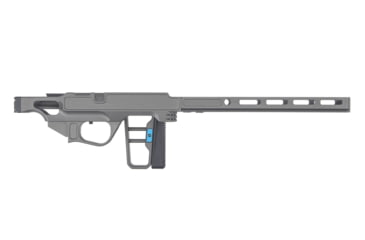 Image of Grey Birch MFG La Chassis 457 Complete Chassis System, CZ 457, Right Handed, 10 in, Picatinny/M-LOK, Clear Hard Anodize, LaChassis-457-RH