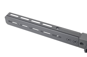 Image of Grey Birch MFG La Chassis T1X Complete Aluminium Chassis System, Right Handed, 10in, Picatinny/M-LOK, Clear Hard Anodize, LaChassis-T1X-RH