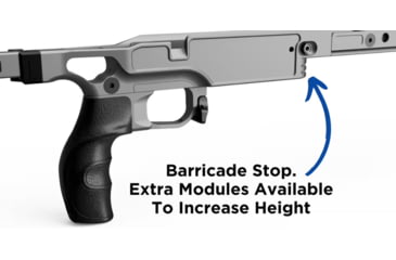 Image of Grey Birch MFG LaChassis-700SA-RH-10, Hard Clear Anodize Grey, LaChassis-700SA-RH-10