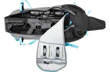 Image of Grey Ghost Gear Apparition Short Barreled Rifle Bag, Black/Cayan Zips, GTG5874-2-49