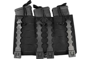Image of Grey Ghost Gear Compact Triple Mag Panel 5.56, Laminate, Black, GTG0384-2