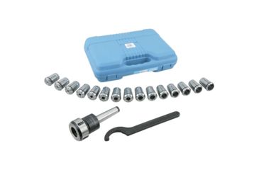 Image of Grizzly Industrial 16 pc. MT3 Quick Change Collet Set T10070