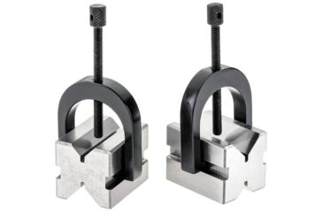 Image of Grizzly Industrial V-Block Pair w/ Clamps 1-5/8in. H5608