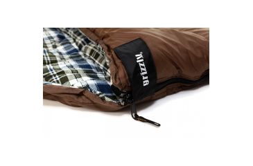 Image of Grizzly Ripstop 2-Person +25 Degree Sleeping Bag, Brown, Large, 40011