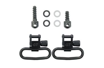 Image of GrovTec US Wood Screw Forend Locking Swivel Set, 1.25in, Black, GTSW307