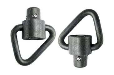 Image of GrovTec US Angled Loop Recessed Plunger Heavy Duty Push Button Swivel Set, Black, GTSW263