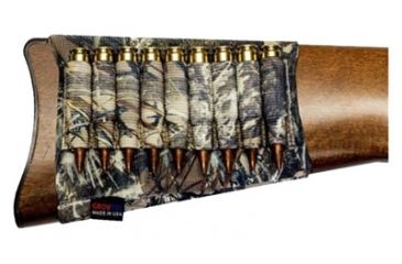 Image of GrovTec US Buttstock Cartridge Shell Holder - Rifle Open Style, 9 Loops, True Timber, GTAC76
