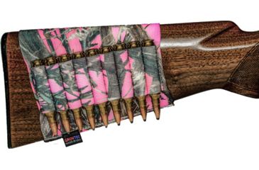 Image of GrovTec US Buttstock Cartridge Shell Holder - Rifle Open Style, 9 Loops, TrueTimber Conceal Dark Pink, GTAC74