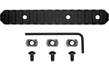 Image of GrovTec US M-LOK Picatinny Rail, 6in, 15 Slots, Black, GTSW239