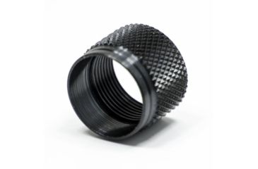 Image of GrovTec US Muzzle Thread Protector, Fit to Barrel, Some .22's, 1/2x20 Thread, .625in OD, Black, GTHM242