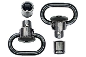 Image of GrovTec US Twist Lock Push Button Swivel Set w/Bases, Black, GTSW92