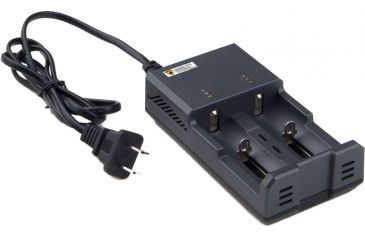 Image of Guard Dog Security Dual Smart Battery Charger With USB Input, Black TL-GDCHSM1