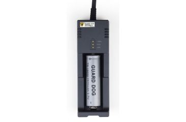 Image of Guard Dog Security Smart Battery Charger With 3 LED Light Indicator, Black TL-GDCHSM2