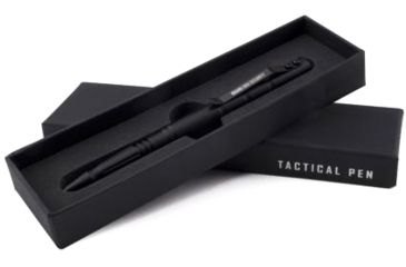 Image of Guard Dog Security Tactical Pen - Type III Aluminum Tactical Pen w/ Tungsten Steel Pressure Tip, Black TP-GDE1000BK