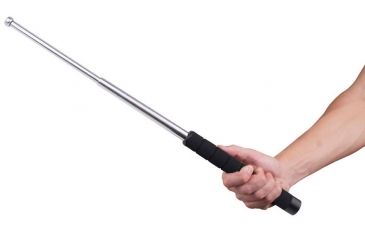 Image of Guard Dog Security X-Series 22in Heavy Duty Metal Baton, Silver BT-GDX22ST