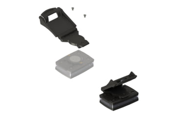 Image of Guardian Angel Strap/Epaulet Snap Lock Mount with Magnetic Mount, Black, GA-ELT-SC