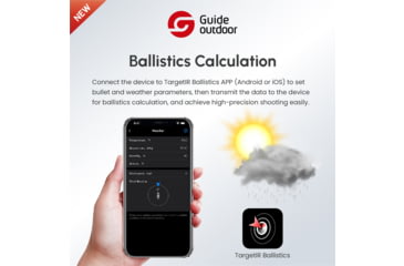 Image of Guide Sensmart TR Series 430A 3.3-13.2x35mm Thermal Rifle scope, 50 Hz, 400x300, TR430-A