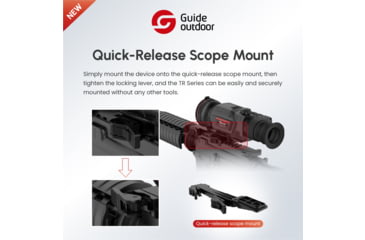 Image of Guide Sensmart TR Series 430A 3.3-13.2x35mm Thermal Rifle scope, 50 Hz, 400x300, TR430-A