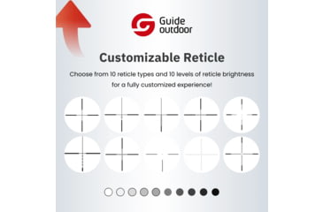 Image of Guide Sensmart TR Series 430A 3.3-13.2x35mm Thermal Rifle scope, 50 Hz, 400x300, TR430-A