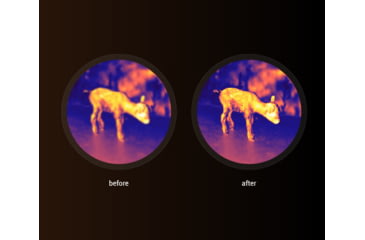 Image of Guide Sensmart TU Series TU451 3.8-15.2x50mm Thermal Rifle Scope and Range Finder, 400x300, Black, TU451LRF