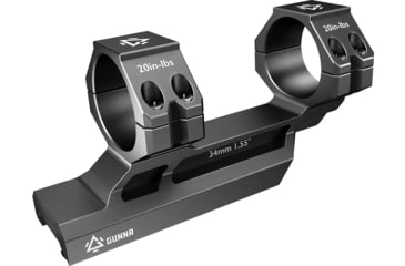 Image of GUNNR Sleipnir 34 mm Cantilever Mount, Black, MONZT3400