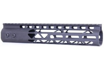 Image of GUNTEC USA 10in Air Lite M-Lok Free Floating Handguard with Monolithic Top Rail, Black GT-10MLK-AL