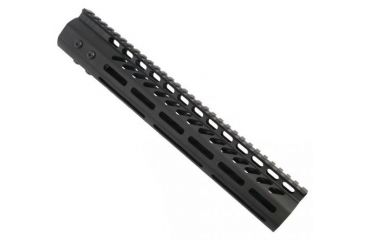 Image of GUNTEC USA 12in Ultra Lightweight Thin M-Lok System Free Floating Handguard w/Monolithic Top Rail,.308 Cal,Black GT-12MLK-308