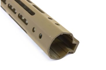 Image of GUNTEC USA 15in Ultra Lightweight Thin M-Lok System Free Floating Handguard w/Monolithic Top Rail,.308 Cal,Cerakote Flat Dark Earth GT-15MLK-308-E