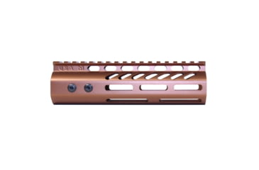 Image of Guntec USA .308 Caliber Ultra Lightweight Thin M-LOK System Free Floating Handguard w/Monolithic Top Rail, 7in, Anodized Bronze, GT-7MLK-308-BRZ