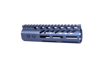 Image of Guntec USA .308 Caliber Ultra Lightweight Thin M-LOK System Free Floating Handguard w/Monolithic Top Rail, 7in, Anodized Grey, GT-7MLK-308-GREY