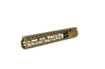 Image of Guntec USA Air Lite M-Lok Free Floating Handguard w/Monolithic Top Rail, 12in, Flat Dark Earth, GT-12MLK-AL-FDE