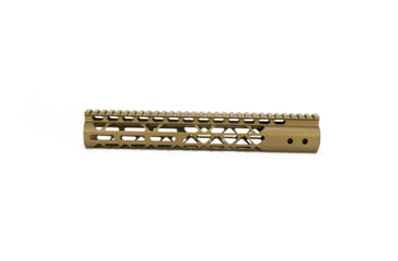 Image of Guntec USA Air Lite M-Lok Free Floating Handguard w/Monolithic Top Rail, 12in, Flat Dark Earth, GT-12MLK-AL-FDE
