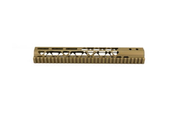Image of Guntec USA Air Lite M-Lok Free Floating Handguard w/Monolithic Top Rail, 12in, Flat Dark Earth, GT-12MLK-AL-FDE