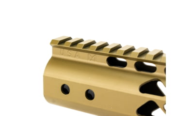 Image of Guntec USA Air Lite M-Lok Free Floating Handguard w/Monolithic Top Rail, 12in, Flat Dark Earth, GT-12MLK-AL-FDE