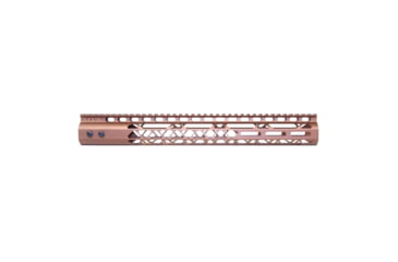 Image of Guntec USA Air Lite M-LOK Free Floating Handguard w/Monolithic Top Rail, 15in, Bronze, GT-15MLK-AL-BRZ