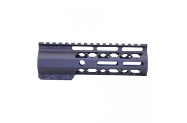 Image of Guntec USA Air-Lok Series M-LOK Compression Free Floating Handguard w/ Monolithic Top Rail, 6.75 inch, Black, GT-675ALC